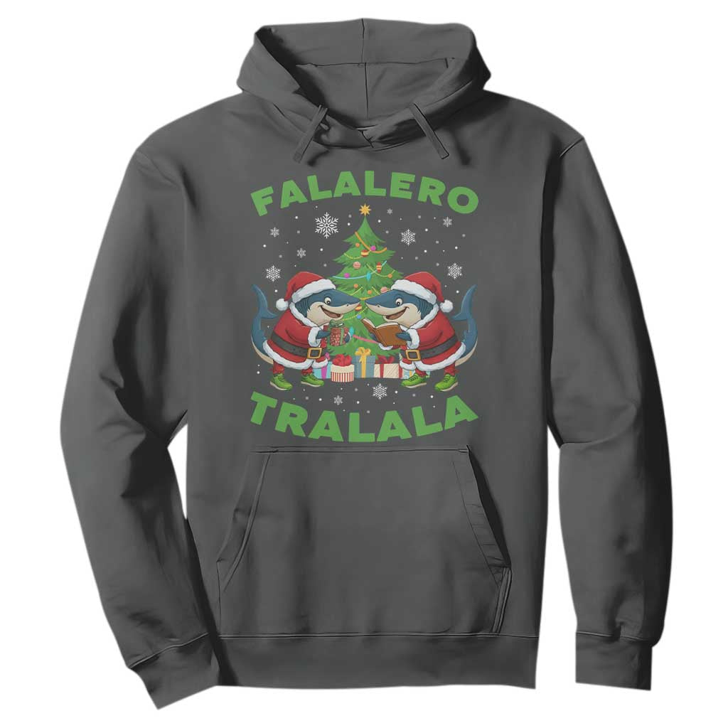 Falalero Tralala Hoodie Funny Italian Brainrot Meme Christmas Gift TS12 Dark Heather Print Your Wear