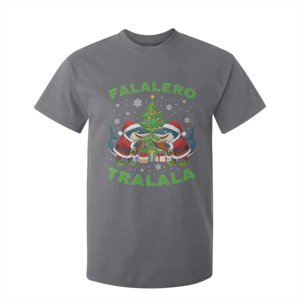 Falalero Tralala T Shirt For Kid Funny Italian Brainrot Meme Christmas Gift TS12 Charcoal Print Your Wear