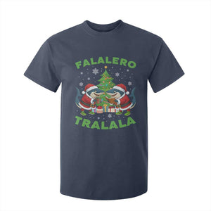 Falalero Tralala T Shirt For Kid Funny Italian Brainrot Meme Christmas Gift TS12 Navy Print Your Wear