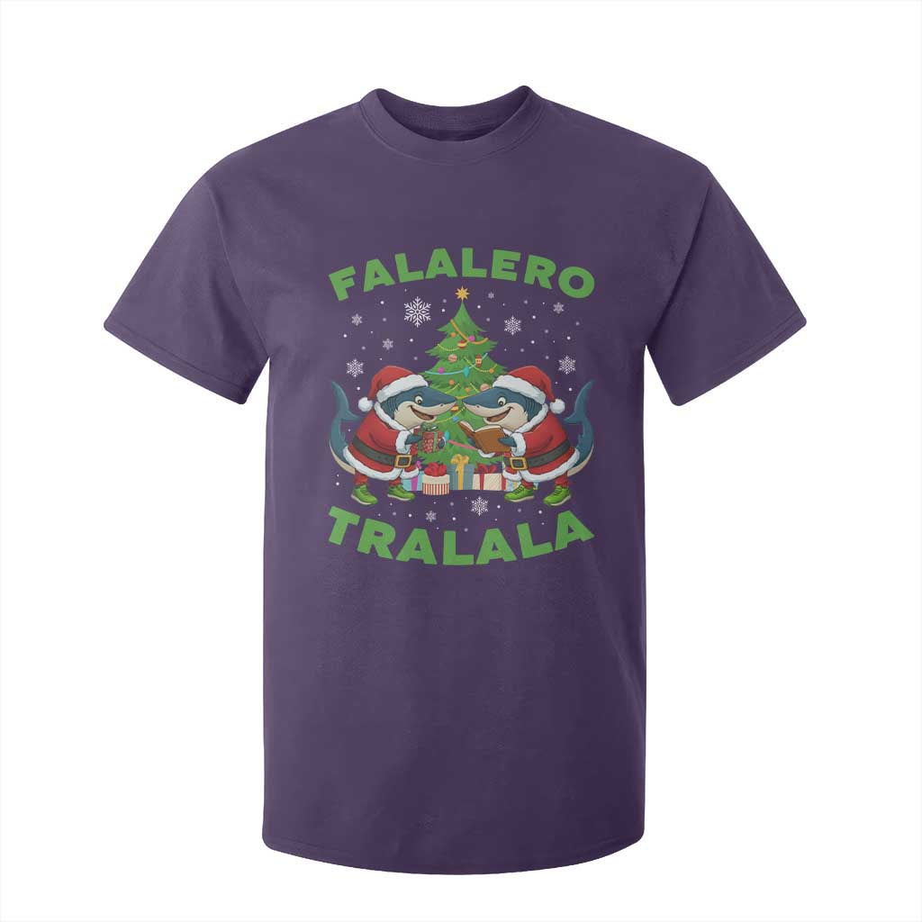 Falalero Tralala T Shirt For Kid Funny Italian Brainrot Meme Christmas Gift TS12 Purple Print Your Wear
