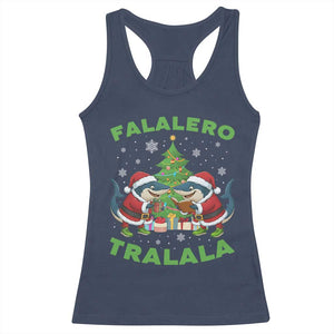 Falalero Tralala Racerback Tank Top Funny Italian Brainrot Meme Christmas Gift TS12 Navy Print Your Wear