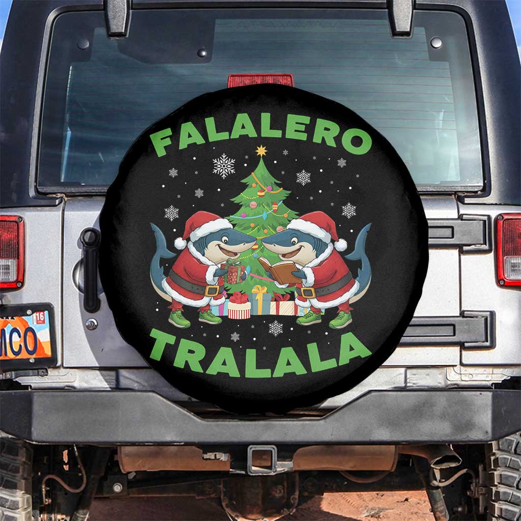 Falalero Tralala Spare Tire Cover Funny Italian Brainrot Meme Christmas Gift TS12 No hole Black Print Your Wear