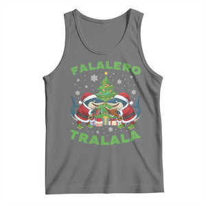 Falalero Tralala Tank Top Funny Italian Brainrot Meme Christmas Gift TS12 Black Heather Print Your Wear