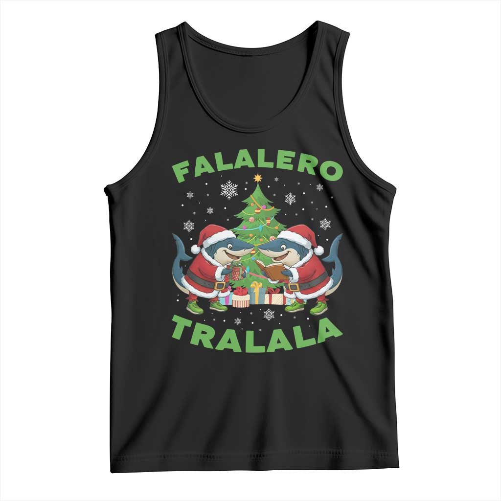 Falalero Tralala Tank Top Funny Italian Brainrot Meme Christmas Gift TS12 Black Print Your Wear