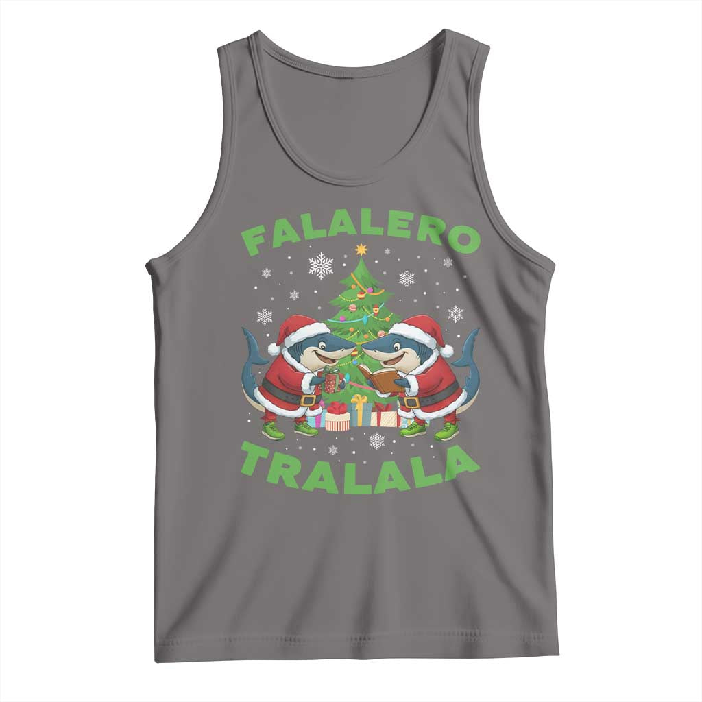 Falalero Tralala Tank Top Funny Italian Brainrot Meme Christmas Gift TS12 Deep Heather Print Your Wear