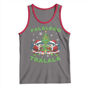 Falalero Tralala Tank Top Funny Italian Brainrot Meme Christmas Gift TS12 Deep Heather Red Print Your Wear