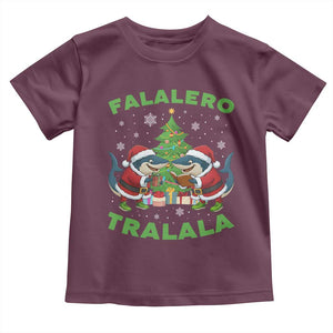 Falalero Tralala Toddler T Shirt Funny Italian Brainrot Meme Christmas Gift TS12 Maroon Print Your Wear