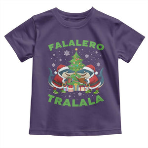 Falalero Tralala Toddler T Shirt Funny Italian Brainrot Meme Christmas Gift TS12 Purple Print Your Wear