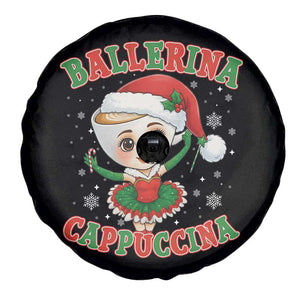 Ballerina Cappuccina Spare Tire Cover Funny Italian Brainrot Meme Christmas Gift TS12 Print Your Wear