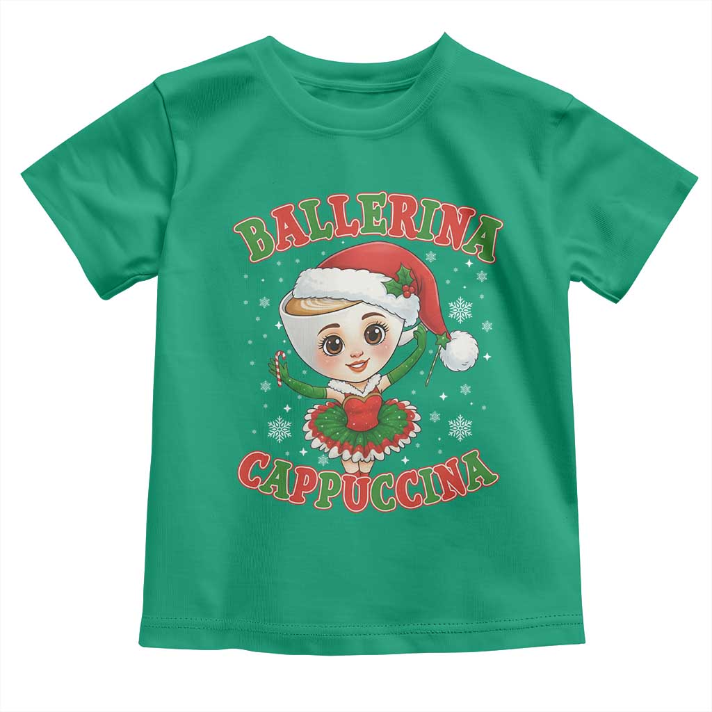 Ballerina Cappuccina Toddler T Shirt Funny Italian Brainrot Meme Christmas Gift TS12 Irish Green Print Your Wear