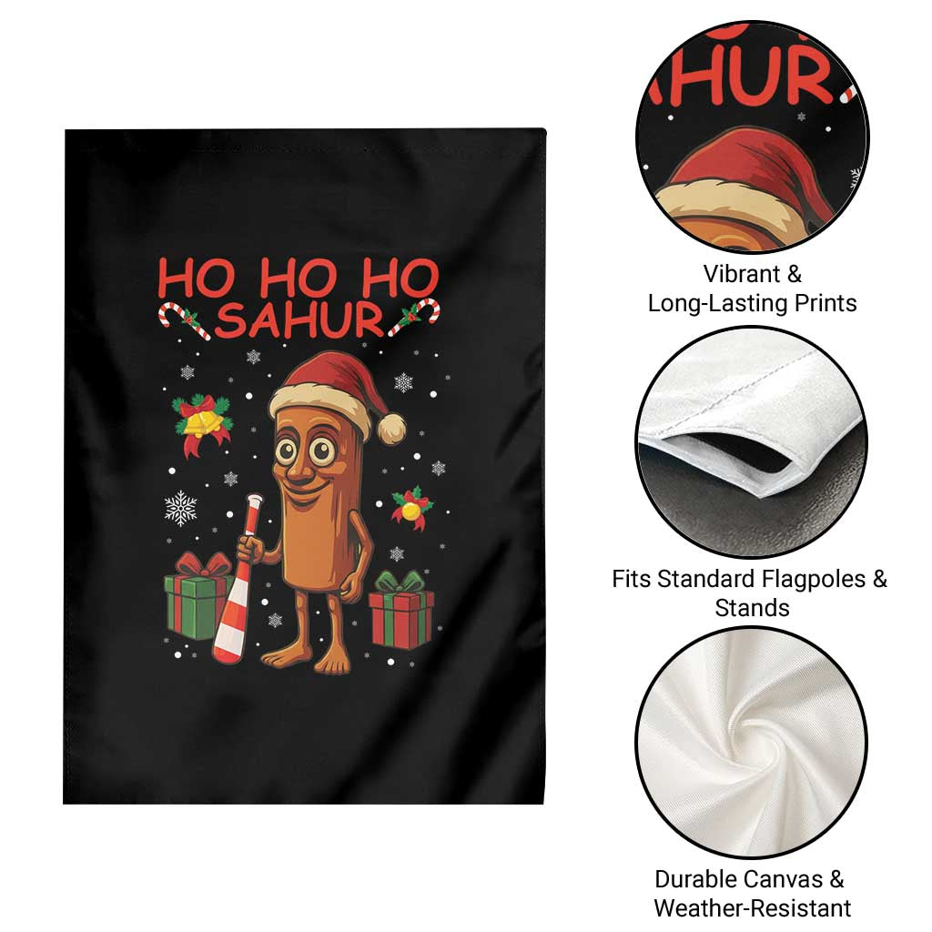 Ho Ho Ho Sahur Italian Brainrot Meme Garden Flag Funny Gen Z Alpha Christmas Gift TS12 Print Your Wear