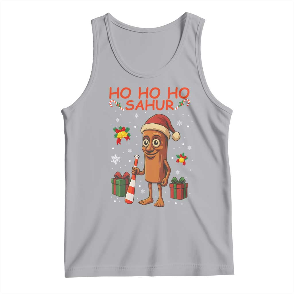Ho Ho Ho Sahur Italian Brainrot Meme Tank Top Funny Gen Z Alpha Christmas Gift TS12 Athletic Heather Print Your Wear