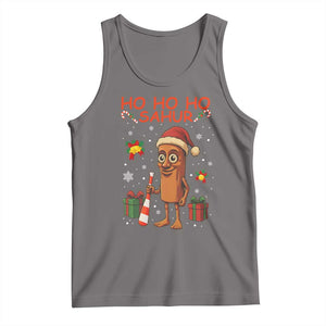 Ho Ho Ho Sahur Italian Brainrot Meme Tank Top Funny Gen Z Alpha Christmas Gift TS12 Deep Heather Print Your Wear