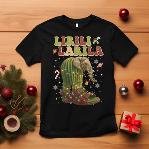 Funny Lirili Larila Italian Brainrot Meme T Shirt Christmas Gift TS12 Black Print Your Wear