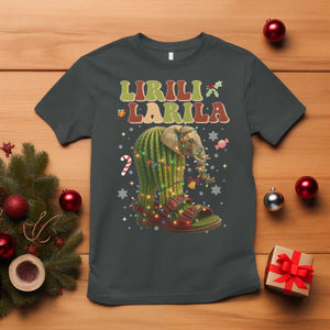 Funny Lirili Larila Italian Brainrot Meme T Shirt Christmas Gift TS12 Dark Heather Print Your Wear