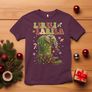 Funny Lirili Larila Italian Brainrot Meme T Shirt Christmas Gift TS12 Maroon Print Your Wear