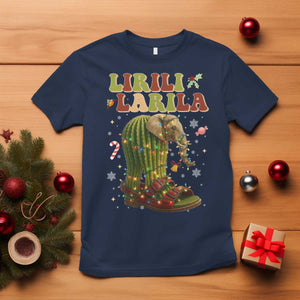 Funny Lirili Larila Italian Brainrot Meme T Shirt Christmas Gift TS12 Navy Print Your Wear
