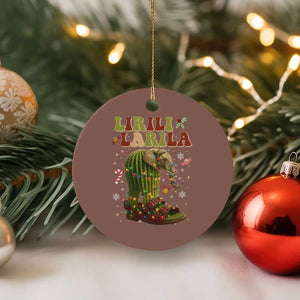 Funny Lirili Larila Italian Brainrot Meme Ceramic Ornament Christmas Gift TS12 1pc Mocha Print Your Wear
