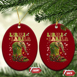 Funny Lirili Larila Italian Brainrot Meme Ceramic Ornament Christmas Gift TS12 Print Your Wear