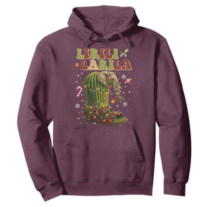 Funny Lirili Larila Italian Brainrot Meme Hoodie Christmas Gift TS12 Maroon Print Your Wear