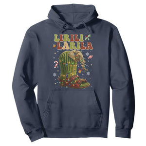 Funny Lirili Larila Italian Brainrot Meme Hoodie Christmas Gift TS12 Navy Print Your Wear