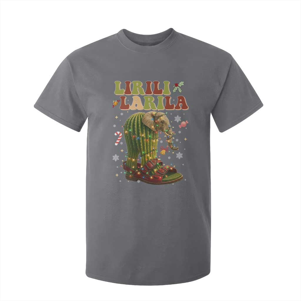 Funny Lirili Larila Italian Brainrot Meme T Shirt For Kid Christmas Gift TS12 Charcoal Print Your Wear
