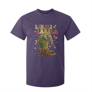 Funny Lirili Larila Italian Brainrot Meme T Shirt For Kid Christmas Gift TS12 Purple Print Your Wear