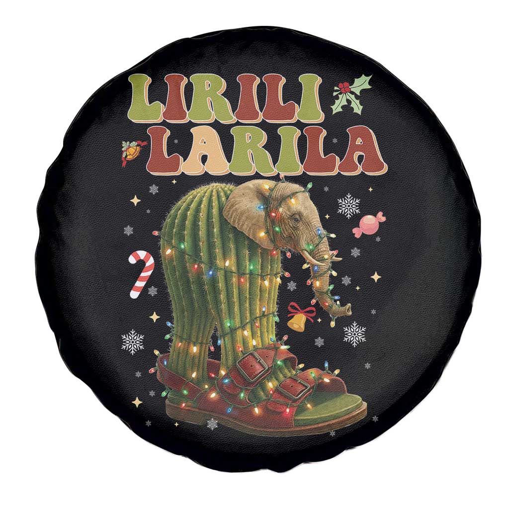 Funny Lirili Larila Italian Brainrot Meme Spare Tire Cover Christmas Gift TS12 Print Your Wear