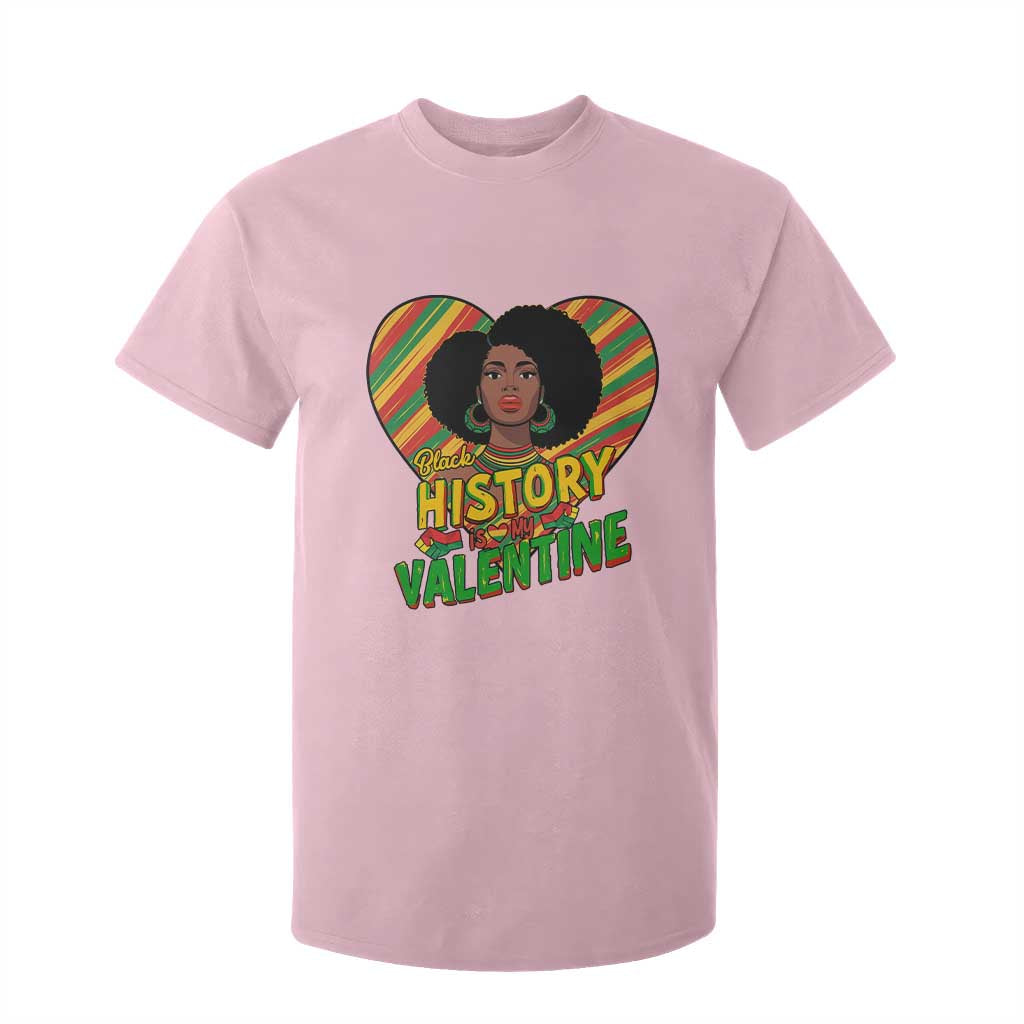 Black History Is My Valentine T Shirt For Kid Gift For Black Women TS12 Light Pink Print Your Wear