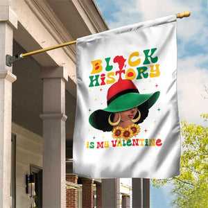 Black History Is My Valentine Garden Flag Women Gift For February TS12 Print Your Wear