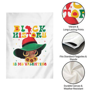 Black History Is My Valentine Garden Flag Women Gift For February TS12 Print Your Wear