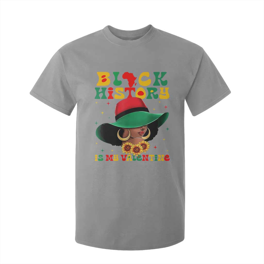 Black History Is My Valentine T Shirt For Kid Women Gift For February TS12 Sport Gray Print Your Wear