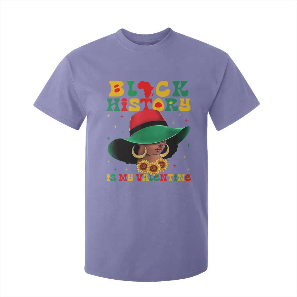 Black History Is My Valentine T Shirt For Kid Women Gift For February TS12 Violet Print Your Wear