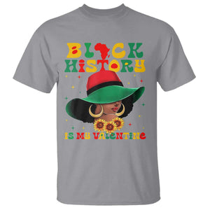 Black History Is My Valentine T Shirt Women Gift For February TS12 Sport Gray Print Your Wear