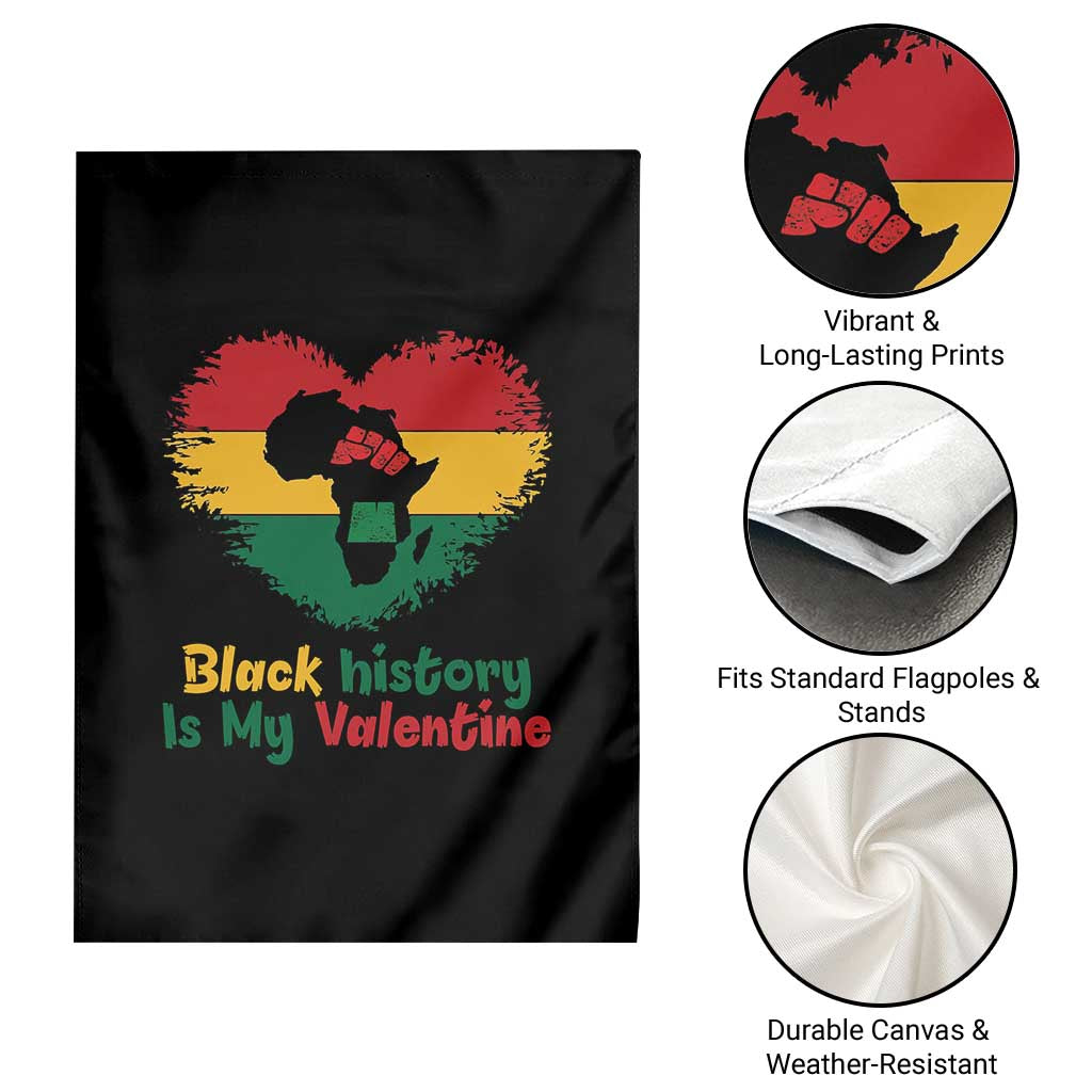African American Women Pride Garden Flag Black History Is My Valentine TS12 Print Your Wear