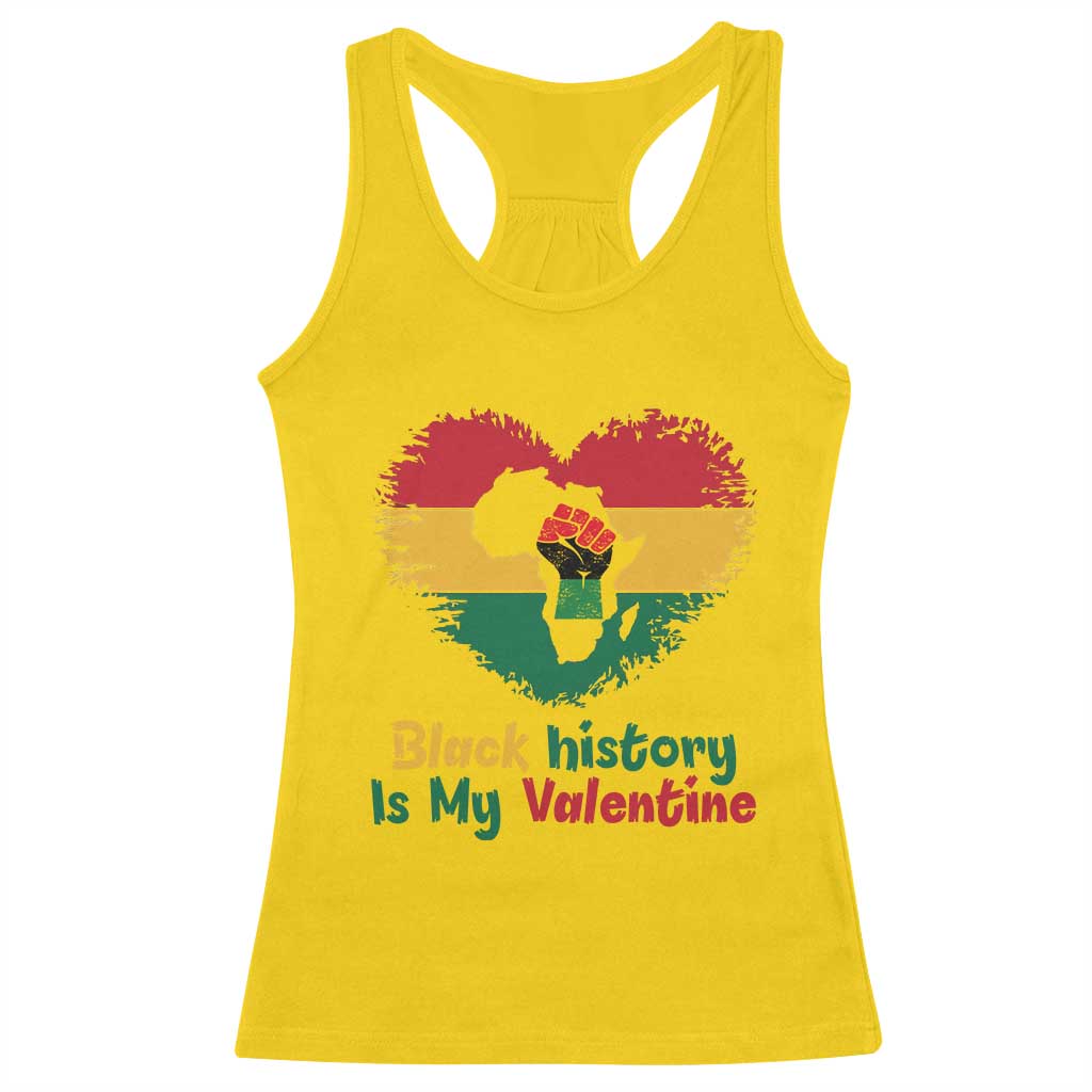 African American Women Pride Racerback Tank Top Black History Is My Valentine TS12 Daisy Print Your Wear