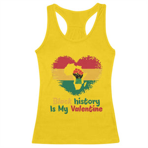 African American Women Pride Racerback Tank Top Black History Is My Valentine TS12 Daisy Print Your Wear