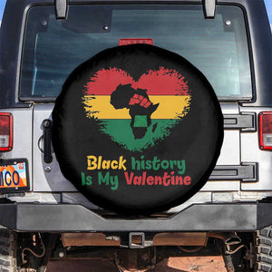 African American Women Pride Spare Tire Cover Black History Is My Valentine TS12 No hole Black Print Your Wear