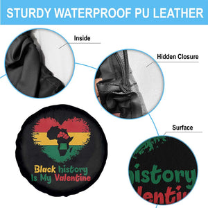 African American Women Pride Spare Tire Cover Black History Is My Valentine TS12 Print Your Wear