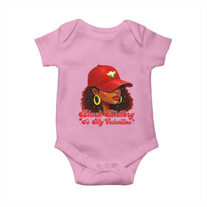 Black History Is My Valentine Baby Onesie Melanin Pride Valentines Day Gift TS12 Light Pink Print Your Wear