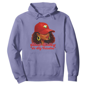 Black History Is My Valentine Hoodie Melanin Pride Valentines Day Gift TS12 Violet Print Your Wear