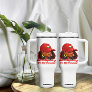 Black History Is My Valentine Tumbler With Handle Melanin Pride Valentines Day Gift TS12 Print Your Wear