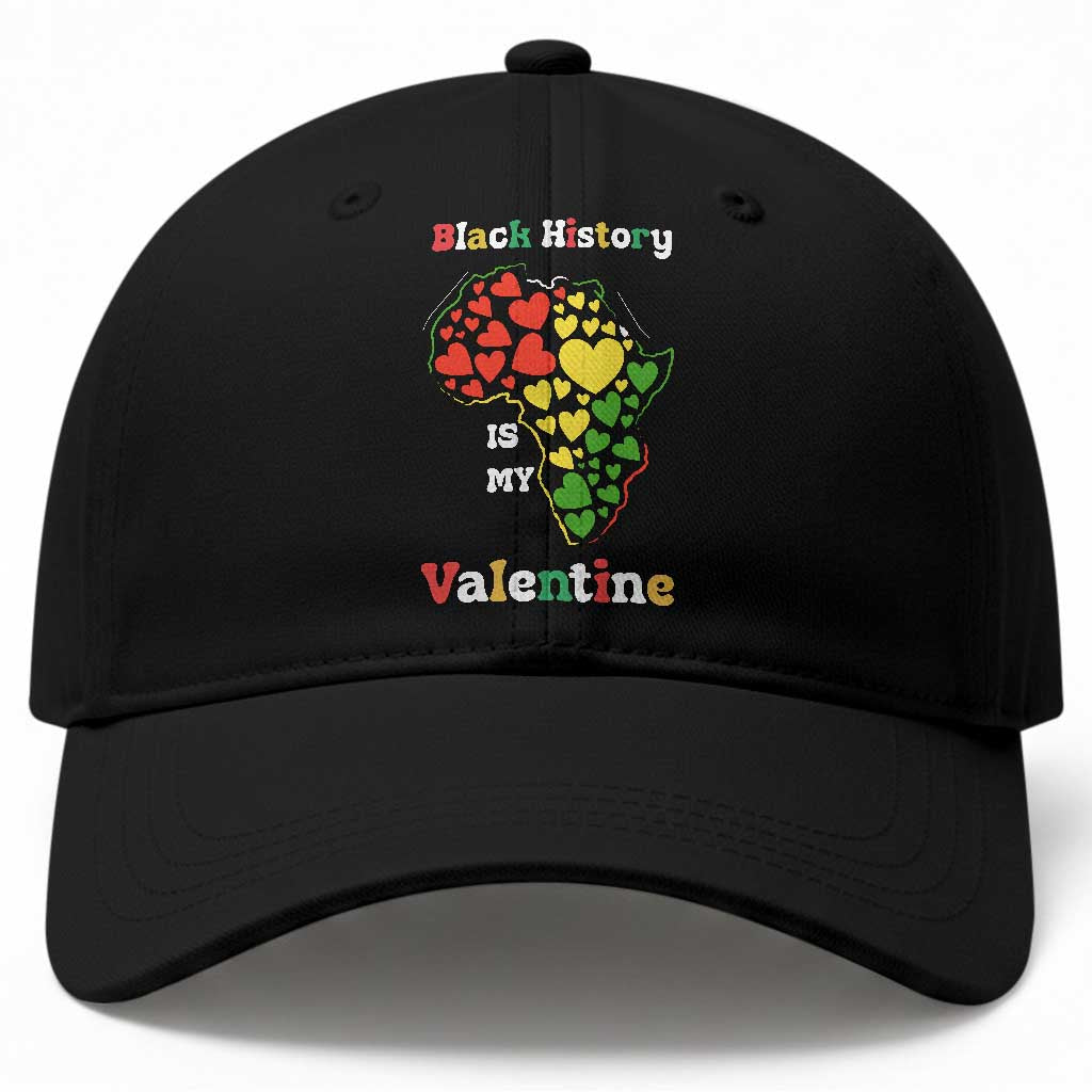 Melanin Queen Black History Month Baseball Cap Is My Valentine TS12 Print Your Wear