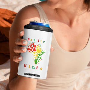 Melanin Queen Black History Month 4 in 1 Can Cooler Tumbler Is My Valentine TS12 Print Your Wear