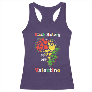 Melanin Queen Black History Month Racerback Tank Top Is My Valentine TS12 Purple Print Your Wear