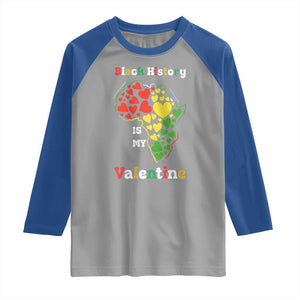 Melanin Queen Black History Month Raglan Shirt Is My Valentine TS12 Sport Gray Royal Print Your Wear
