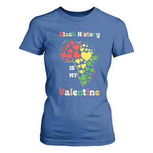 Melanin Queen Black History Month T Shirt For Women Is My Valentine TS12 Royal Blue Print Your Wear