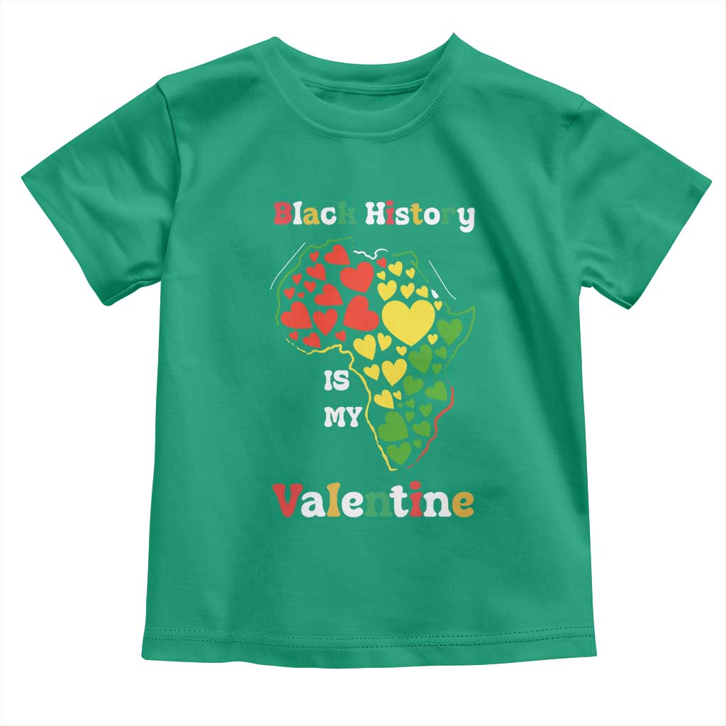 Melanin Queen Black History Month Toddler T Shirt Is My Valentine TS12 Irish Green Print Your Wear