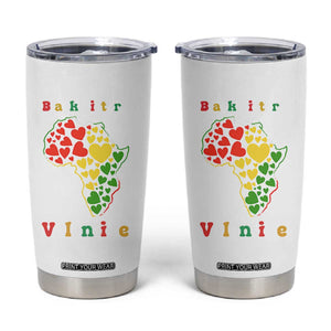 Melanin Queen Black History Month Tumbler Cup Is My Valentine TS12 White Print Your Wear