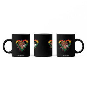 Cute Black Cupid Coffee Mug Melanin Pride Valentines Day Gift TS12 Print Your Wear